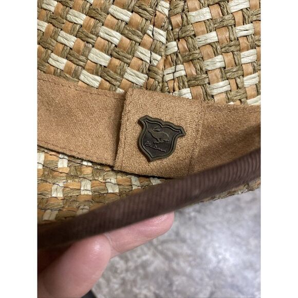 PETER GRIMM FEDORA 100% Natural Fibers Vintage Look Size S/M Tan Brown - Picture 5 of 7